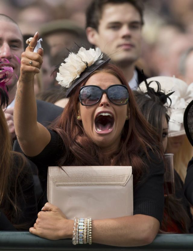 British Girls Get Dolled Up for Ladies Day Debauchery