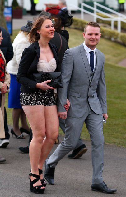 British Girls Get Dolled Up for Ladies Day Debauchery