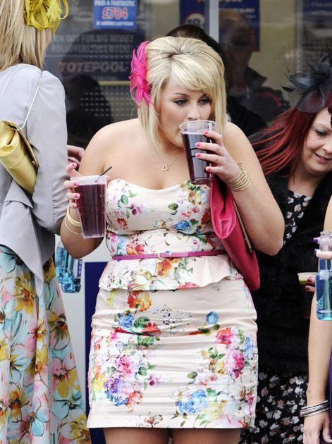 British Girls Get Dolled Up for Ladies Day Debauchery