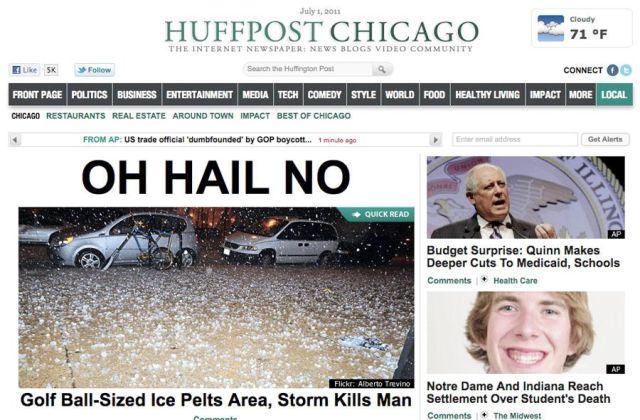 Odd and Amusing Newspaper Headlines