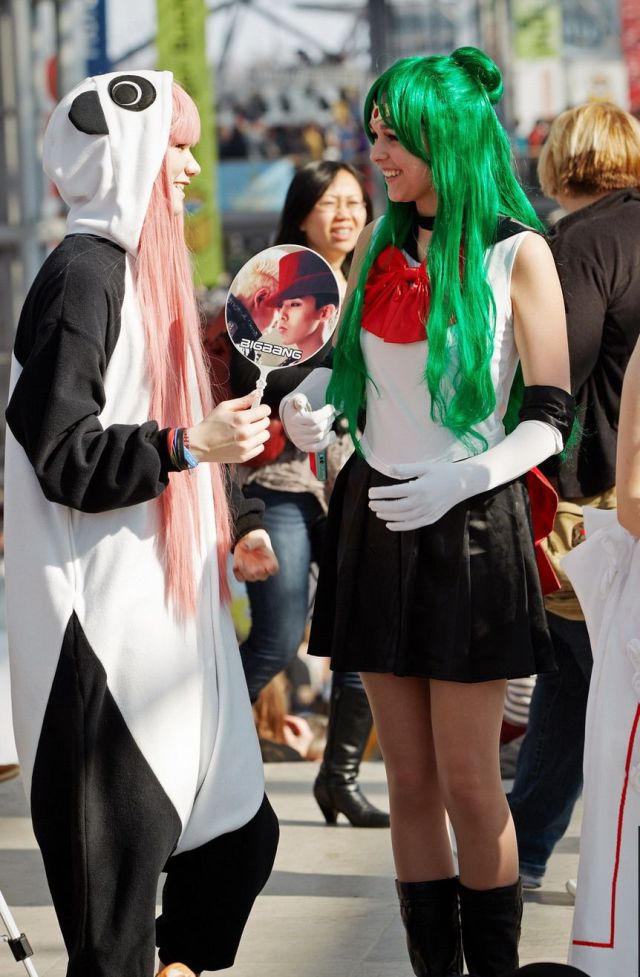 Cosplay Girls at Leipsiger Buchmesse 2013