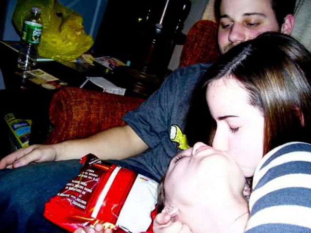 Classic Photobombs of Drunk Girls Kissing Each Other