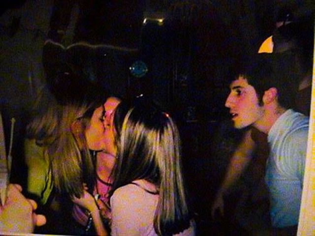Classic Photobombs of Drunk Girls Kissing Each Other
