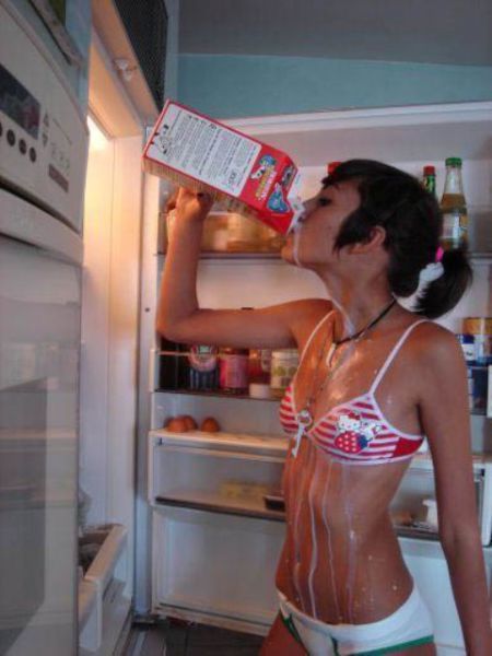 Hot Girls Get a Cool Down…