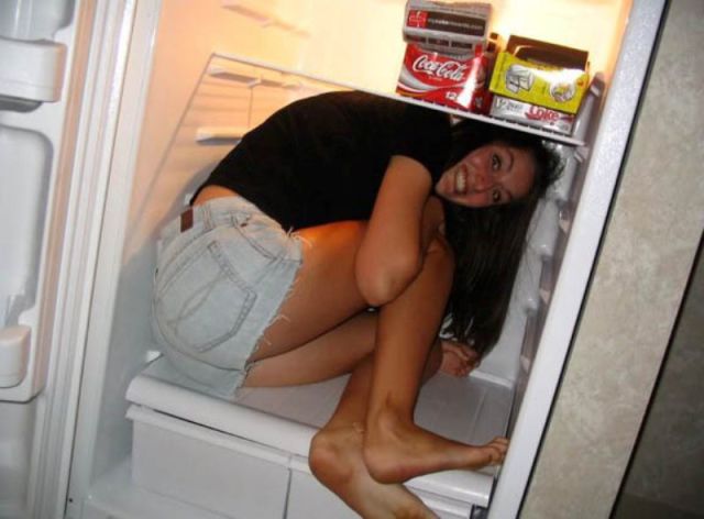 Hot Girls Get a Cool Down…