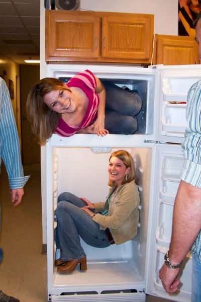 Hot Girls Get a Cool Down…