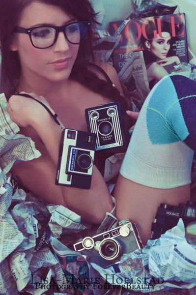 Cute Girls Rocking Thigh High Socks