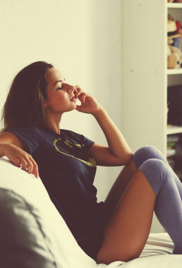 Cute Girls Rocking Thigh High Socks