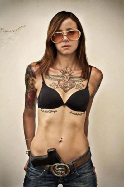 Sexy Weapon Wielding Ladies