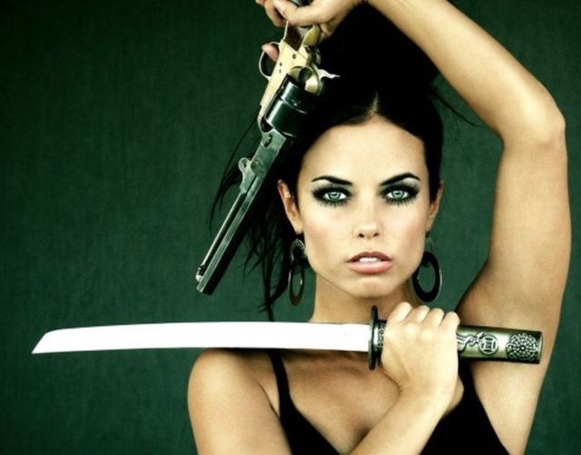 Sexy Weapon Wielding Ladies