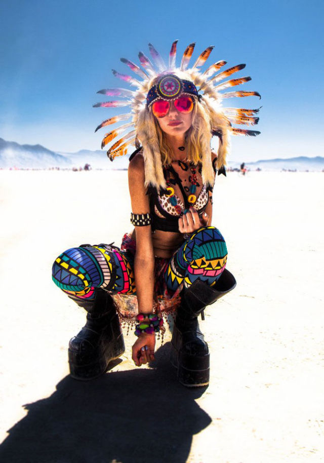 The Funky and Freaky Girls at the “Burning Man” Festival