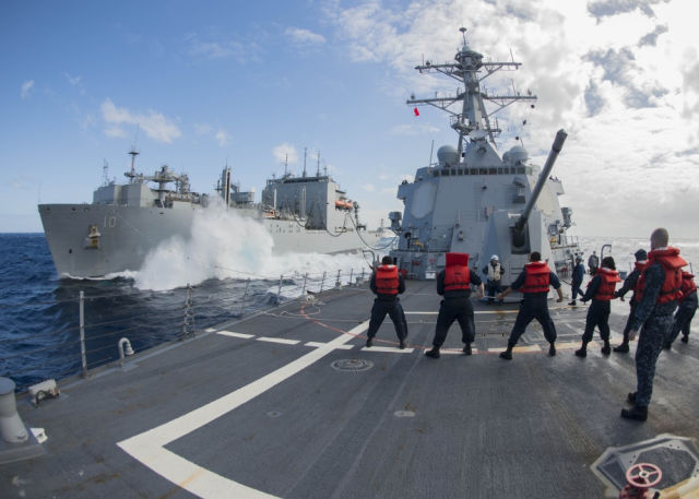 Great Photos of Navy Ships in the Middle of the Ocean