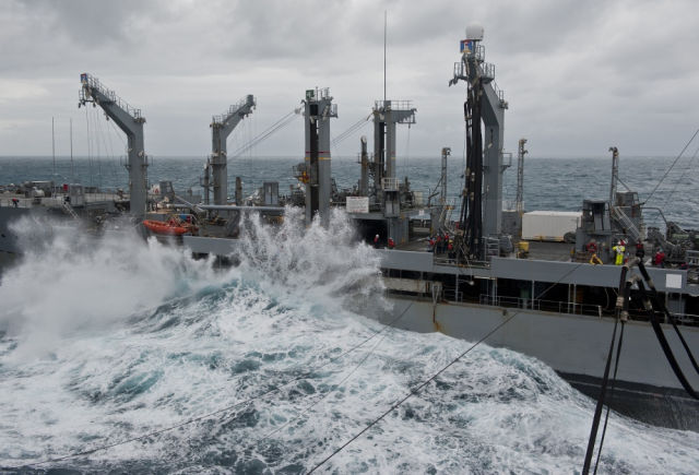 Great Photos of Navy Ships in the Middle of the Ocean
