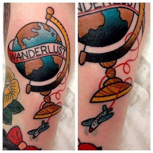 Terrific Travel Lovers Tattoo Art