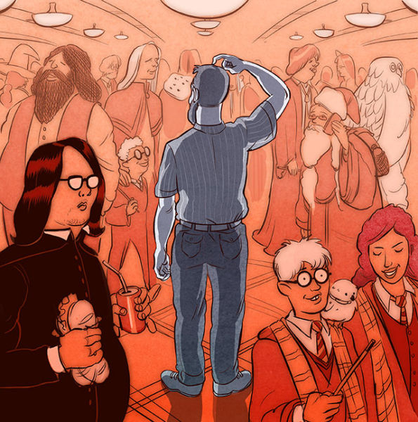 Social Problems Depicted in Cool Cartoon Art