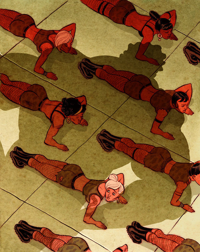 Social Problems Depicted in Cool Cartoon Art