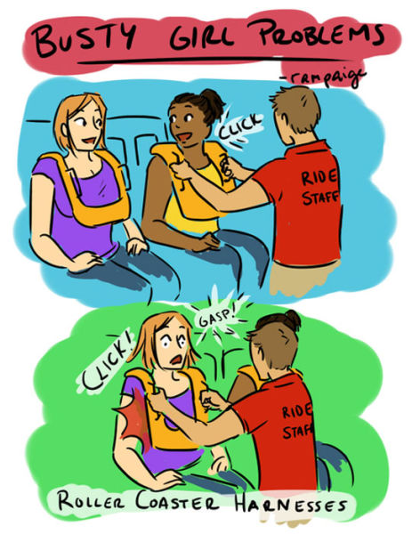 A Few of the Pesky Problems That Big-Breasted Women Face