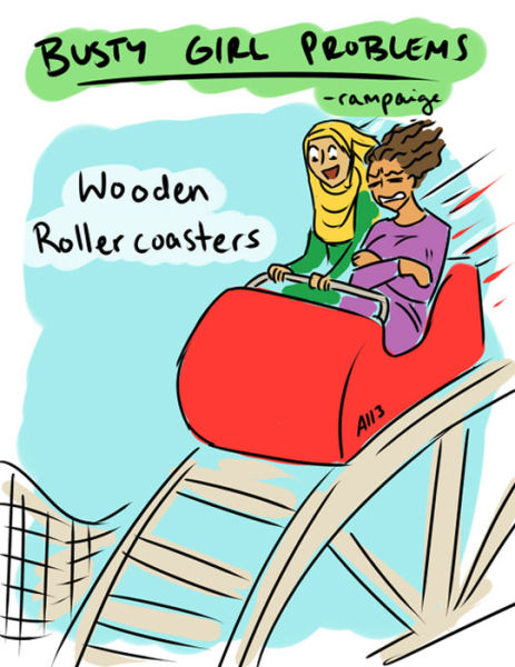 A Few of the Pesky Problems That Big-Breasted Women Face