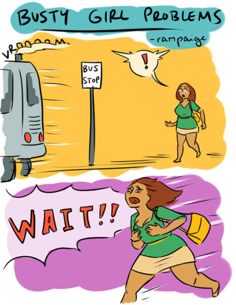 A Few of the Pesky Problems That Big-Breasted Women Face