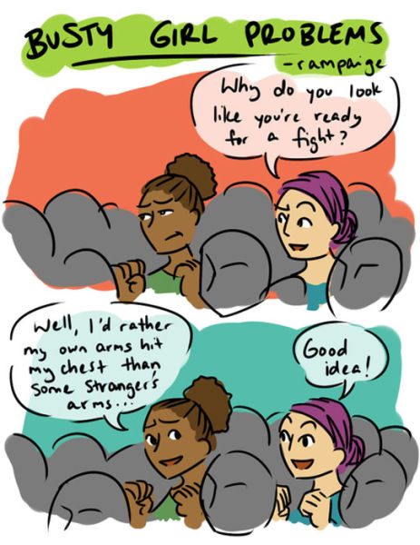 A Few of the Pesky Problems That Big-Breasted Women Face