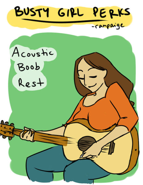 A Few of the Pesky Problems That Big-Breasted Women Face