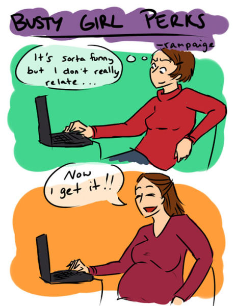 A Few of the Pesky Problems That Big-Breasted Women Face