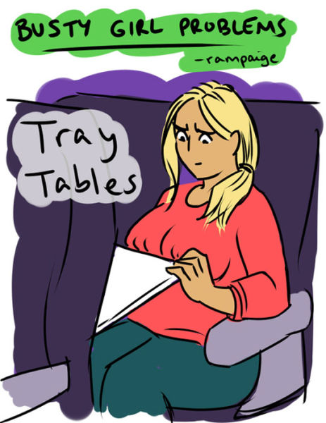 A Few of the Pesky Problems That Big-Breasted Women Face