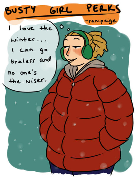 A Few of the Pesky Problems That Big-Breasted Women Face