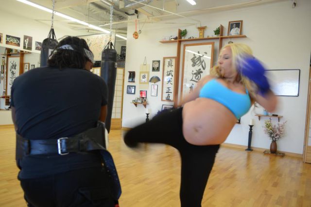 This Kickboxing Queen Doesn’t Stop for Anything