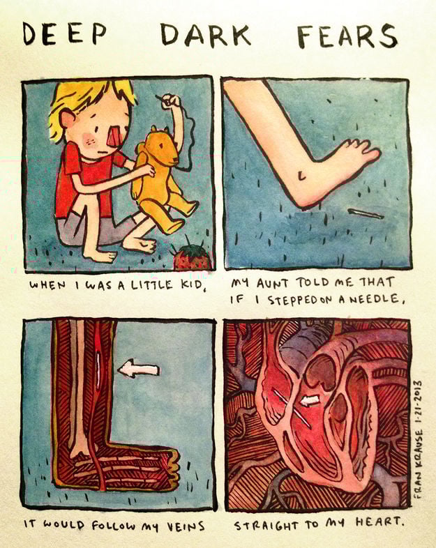 Your Darkest Fears as Creepy Comic Strips