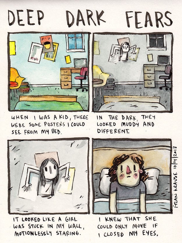 Your Darkest Fears as Creepy Comic Strips