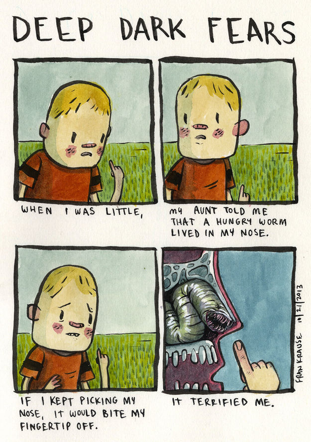 Your Darkest Fears as Creepy Comic Strips