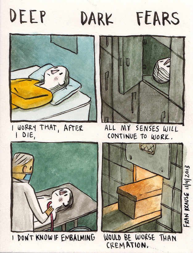 Your Darkest Fears as Creepy Comic Strips