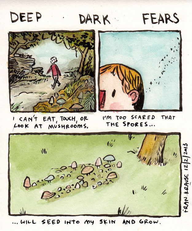 Your Darkest Fears as Creepy Comic Strips