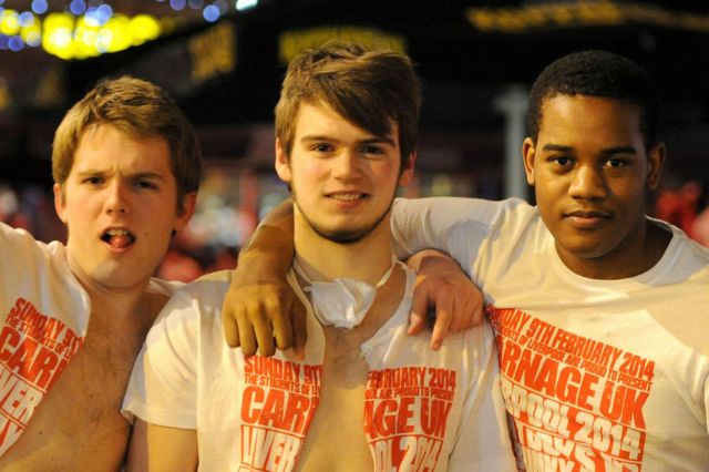 Students Unite for Drunken Debauchery in Liverpool