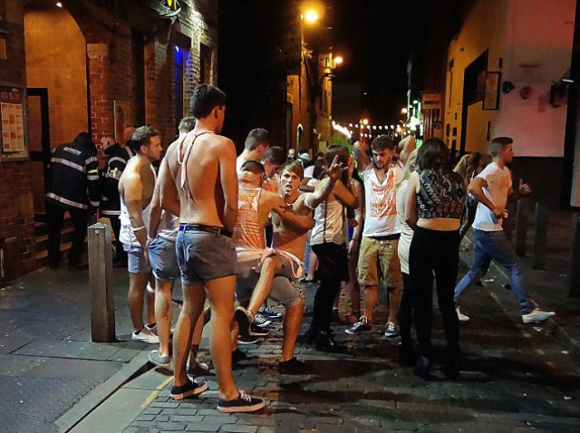 Students Unite for Drunken Debauchery in Liverpool