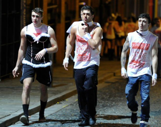 Students Unite for Drunken Debauchery in Liverpool