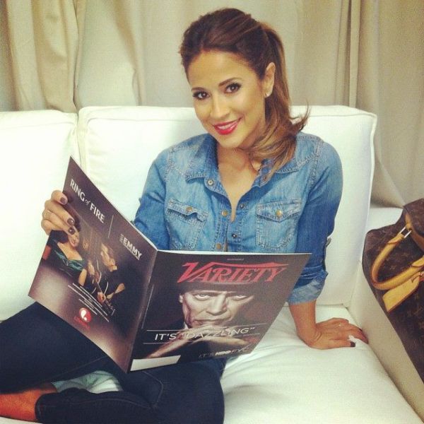 The Beautiful Busty Brunette Who Presents the Weather