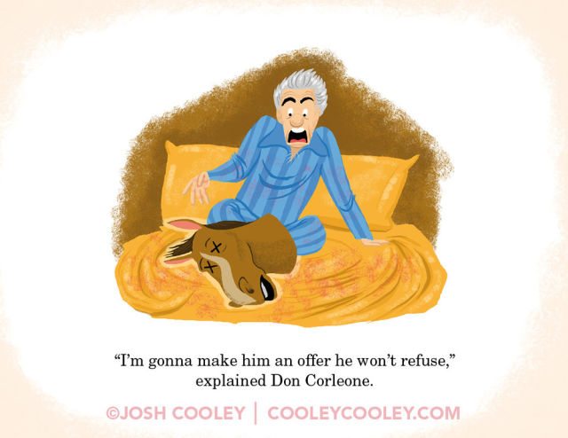 R-Rated Film Scenes Drawn in Pixar Animation Style