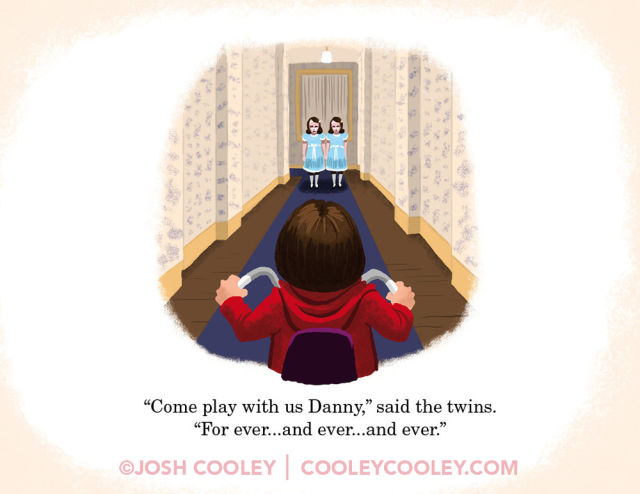 R-Rated Film Scenes Drawn in Pixar Animation Style