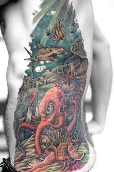 Tattoo Lovers Gather around for Epic Body Art