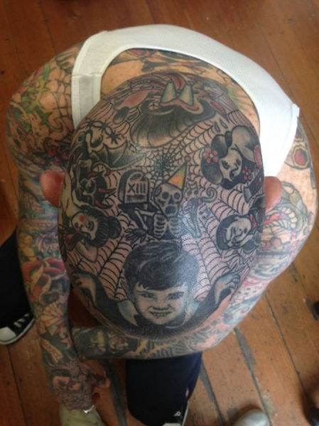 Tattoo Lovers Gather around for Epic Body Art