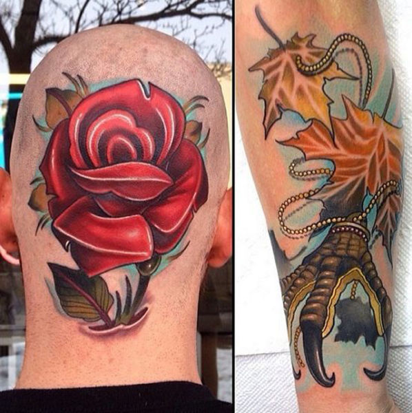 Tattoo Lovers Gather around for Epic Body Art