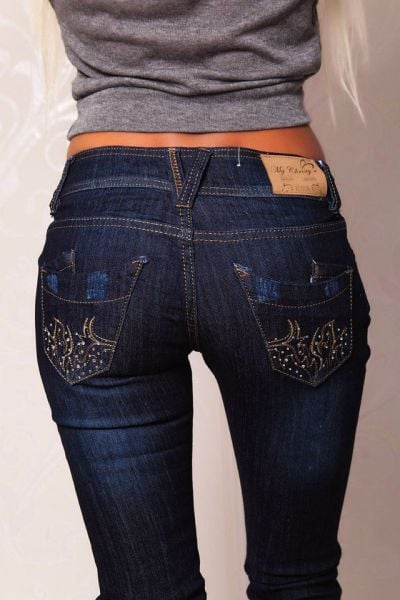 Hot Girls Rock Out with Their Denims On