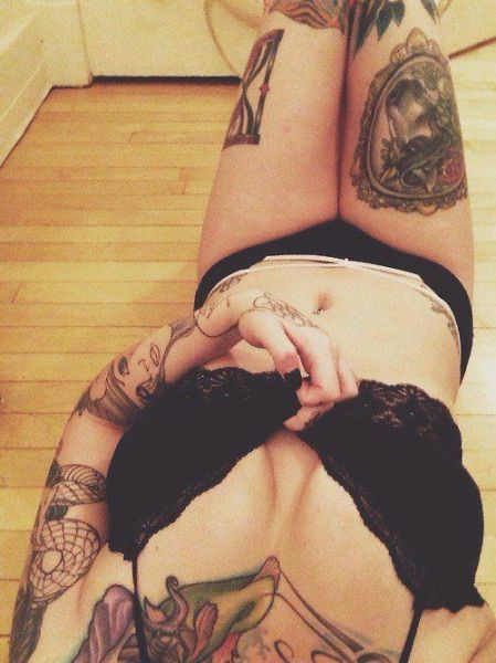 Hot and Hardcore Tattooed Girls