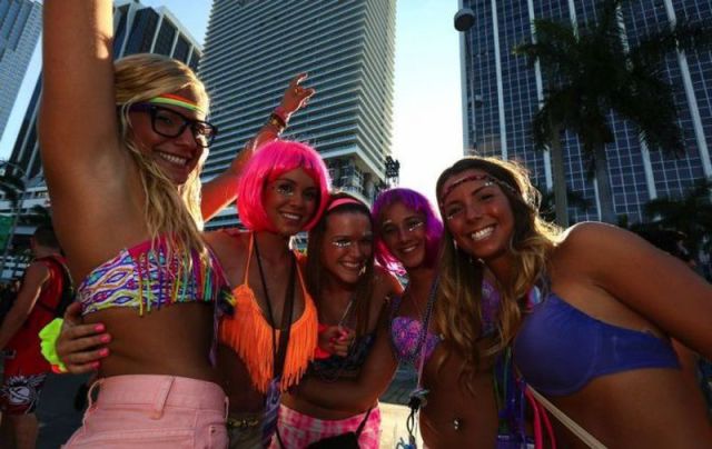 Many Beautiful Babes from the Ultra Music Festival