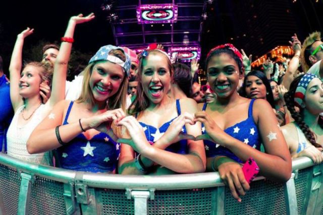 Many Beautiful Babes from the Ultra Music Festival