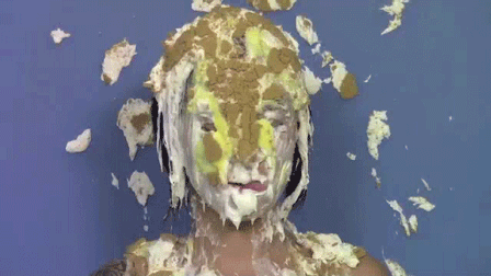 Bikini Girls Take a Pie in the Face