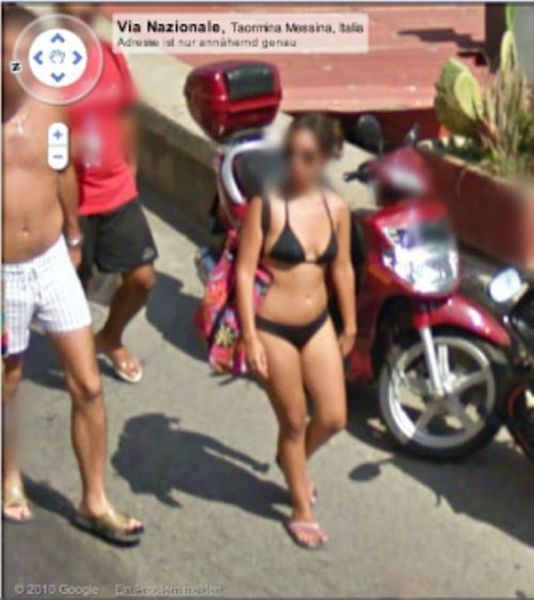 Sexy Ladies Get Caught on Google Street View