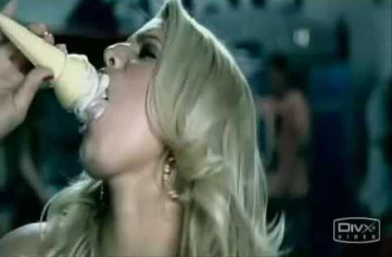 Babes Looking Hot While Eating Ice Cream